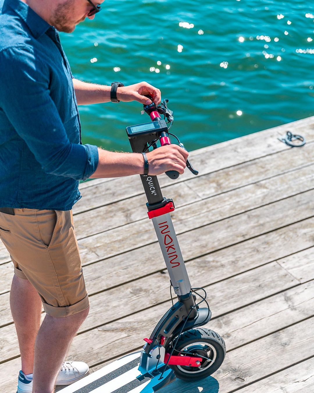 INOKIM Quick 4 Electric Scooter Boating