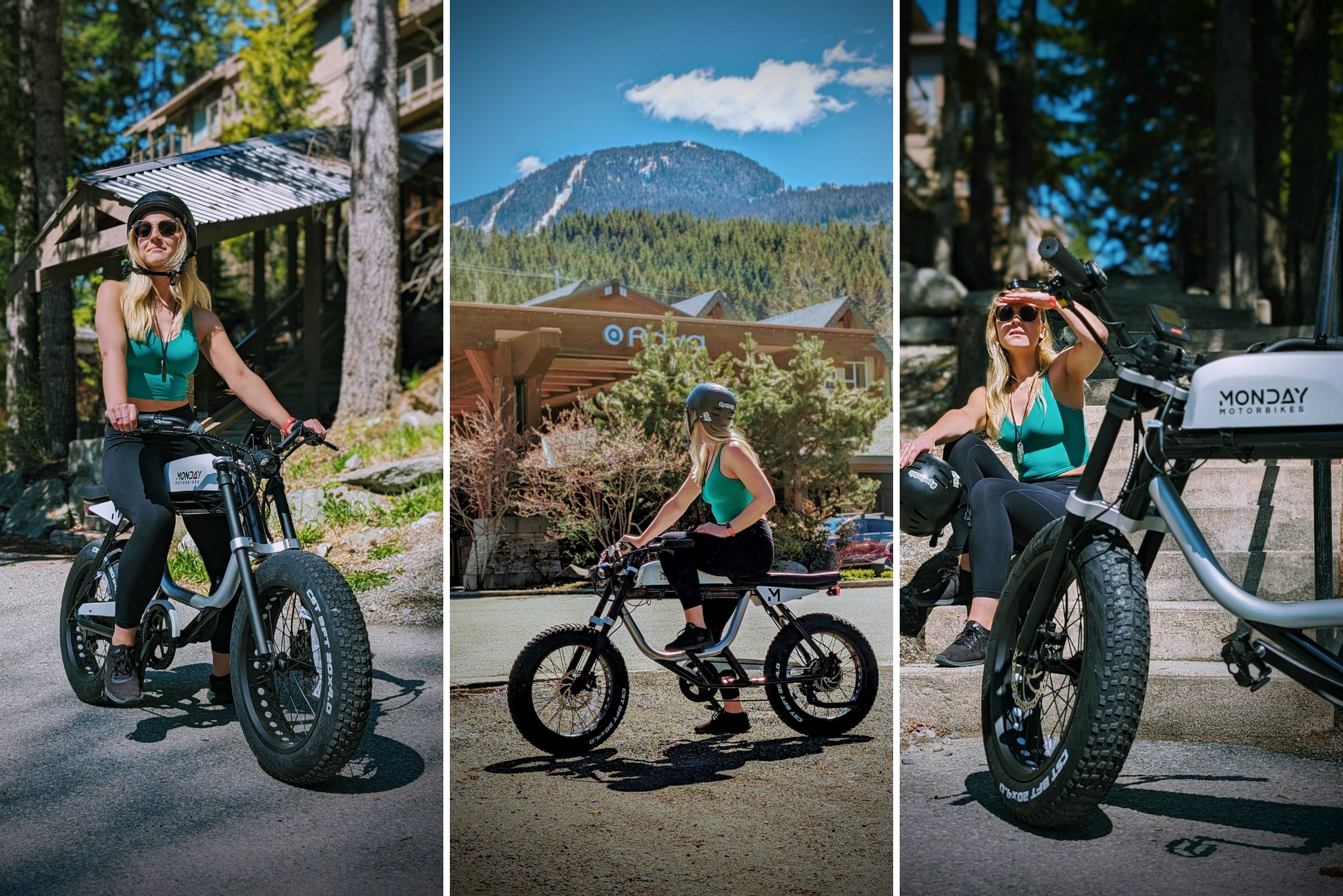 Monday Anza in White Whistler Rider